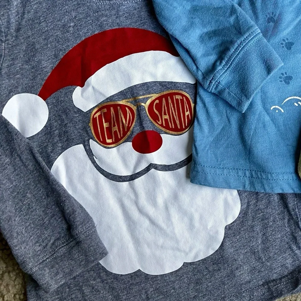 Bundle Long Sleeve Shirts Winter Christmas Toddler 2T Gender Neutral Holiday